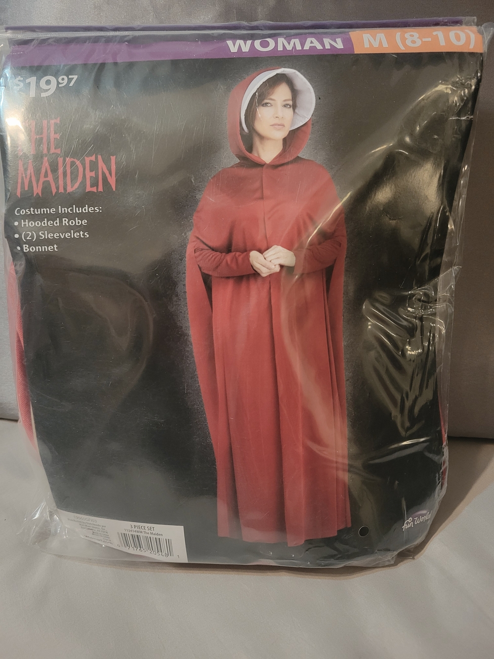 The Maiden Women's Hooded Robe Dress - Red